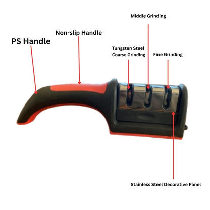 Professional 3-Stage Knife Sharpener
